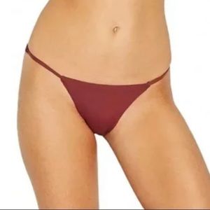 Seafolly Plum Active Rio Bikini Bottom w/Adjustable Side Straps Sizes 2 8 or 10